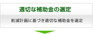 適切な補助金の選定